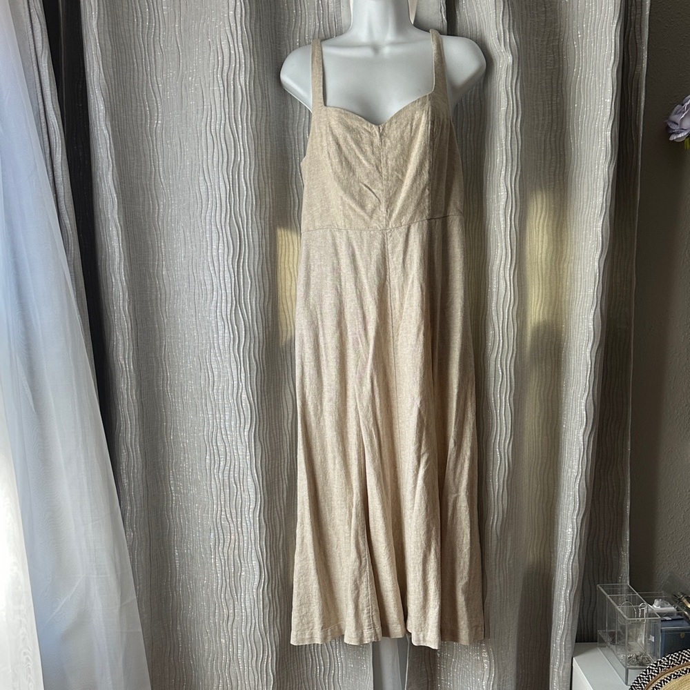 Old Navy Cream Maxi Dress